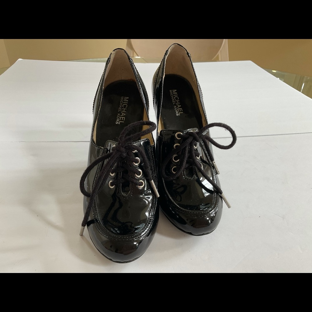 Michael Kors black heeled shoes, size 7